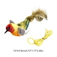 thumbnail image 3 of Interactive Cat Toys Bird - Realistic Cat Interactive Toys for Indoor Cats with Catnip and Feather, Bored Kitten Kicker Brown, 3 of 6