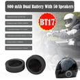 thumbnail image 3 of BT17 Waterproof Hands Free Bluetooth 5.0 Headset for Motorcycle Helmet Intercom, 3 of 8
