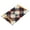 Plaid In Navy Blue, variant on Bath Accessories Sets Single Print Decorative Tray With Handle For Home Bathroom Bedroom Pumpkins Black Cat