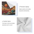 thumbnail image 4 of 3 Piece Bath Towels Set Bath Towel, Hand Towel and Face Towel for Bathroom, Gym, Hotel Colorful Clouds and Mountains, 4 of 8
