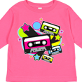 thumbnail image 4 of Inktastic The 80s Cassette Tapes Boys or Girls Long Sleeve Toddler T-Shirt, 4 of 5
