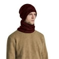 thumbnail image 5 of GPOECD Men and Women Winter Warm Knit Winter Scarf and Hat Two Piece Set Couples Cozy Accessories for Cold Weather Z01_,One Size, 5 of 9