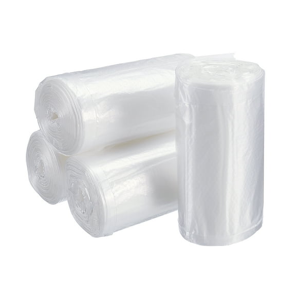 Bolsas de basura pequeñas Uxcell de 0.5 galones, blancas, 8 rollos / 240 unidades