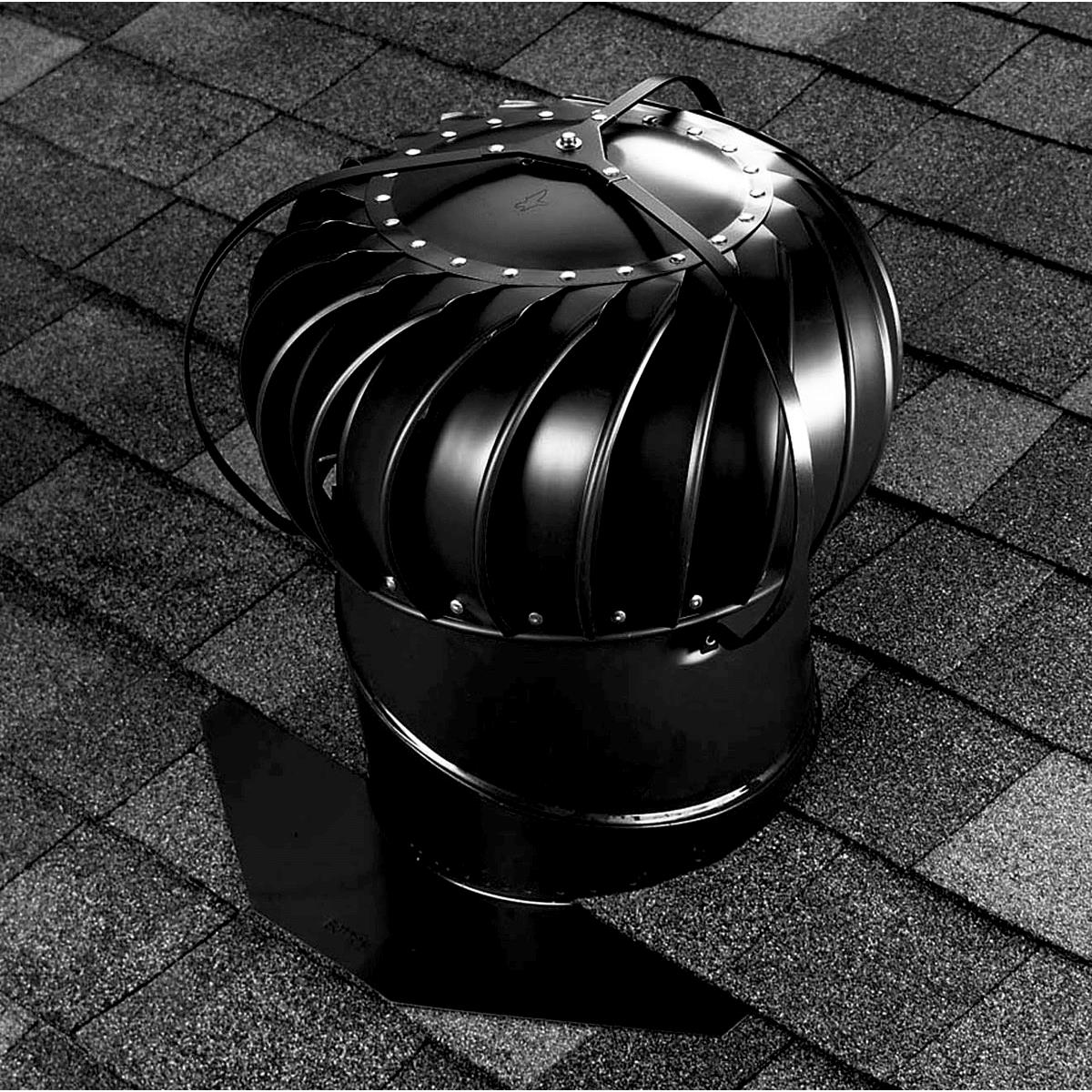 Air Vent Airhawk 12 Aluminum Externally Braced Wind Turbine Attic Vent