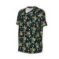 thumbnail image 6 of Fotbe Colorful Turtles Baseball Jersey Shirt for Men and Women, Casual Short Sleeves Button Down T-Shirt-Medium, 6 of 9