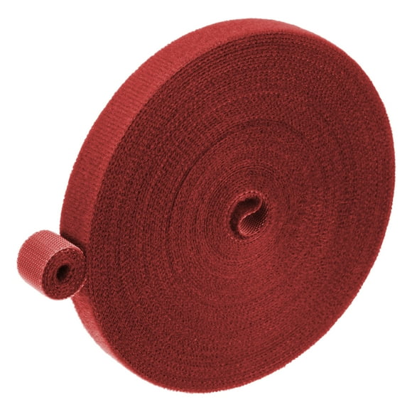 Uxcell 1-Rollo Cinta para Plantas de Jardín, 33 ft x 0.5 in Ataduras de Plantas para Plantas/Enredaderas, Rojo