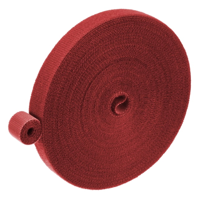 Uxcell 1-Rollo Cinta para Plantas de Jardín, 33 ft x 0.5 in Ataduras de Plantas para Plantas/Enredaderas, Rojo