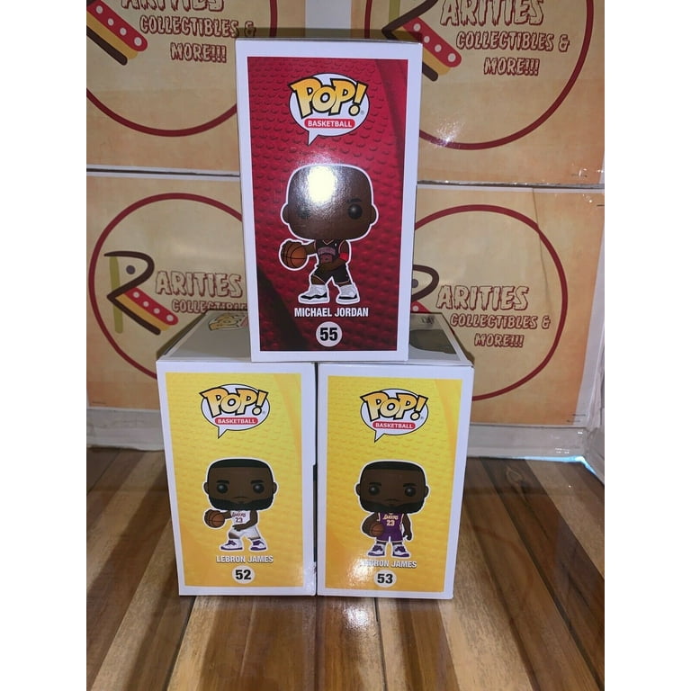 Funko Pop LeBron James Los Angeles Lakers #52 Yellow Jersey FOOTLOCKER  EXCLUSIVE