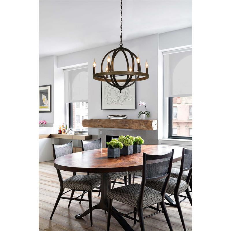 round dining room light