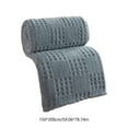 thumbnail image 3 of PONPRNGY Lightweight Waffle Weave Blanket Queen Size, Breathable & Ultra Soft, 59"x 78" Soft & Cozy Thin Blanket, Perfect for Summer & Hot Sleepers, Bed, Home Decor, 3 of 6