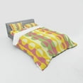 thumbnail image 3 of Ambesonne Abstract Bedding Set 3 Pcs, Retro Geometric Stripe, Twin, Multicolor, 3 of 3