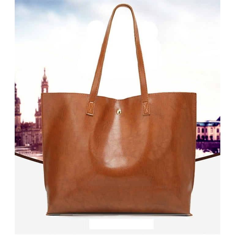 Roofei Women's Soft Faux Leather Tote Shoulder Bag with Top Roofei Women's Soft Faux Leather Tote Shoulder Bag with Top