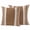 Brown, White, Cocoa, variant on Outdoor Pillow Covers 16 x 16 Inches, Vintage Mint Green Striped Waterproof Throw Pillow Cover Set of 2, Farmhouse Modern Stripes Boho Decorative Square Cushion Covers for Patio/Tent/Couch/Garden