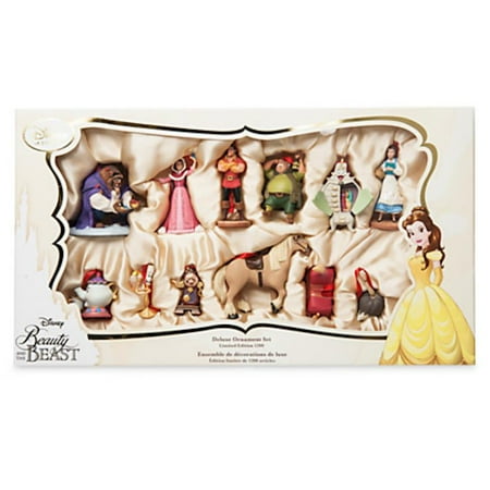 Disney Beauty The Beast Deluxe Sketchbook Ornament Set Disney Beauty The Beast Deluxe Sketchbook Ornament Set Limited New W Box