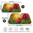 thumbnail image 3 of Daiia Rose Psychedelic Windshield Sun Shade for Car SUV Truck (Small ), Car Sun Shade Windshield, Car Shades for Front Windows, Sunshade for Car Windshield, 3 of 7