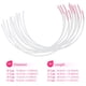 thumbnail image 3 of 12 Pares De Metálico De De Las Mujeres Debajo De Los Taza De Alambre De Acero Inoxidable C D Macarena Lady Bra Underwire Replacement, 3 of 8