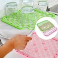 thumbnail image 3 of Jinsinto Plastic Sink Bottom Sink Protector Kitchen Sink Mat Wash Basin Accessories Non-Slip Sink Mat Dishwashing Mat Sink Bottom Mat for Sink and Sink with Drainage Holes 3 Pcs, 3 of 5