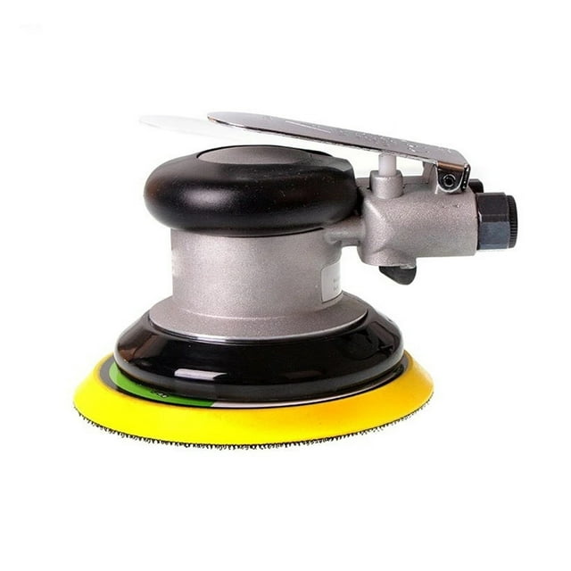 5 Inch Non-vacuum Matte Surface Circular Pneumatic Sandpaper Random Orbital Air Sander Polished Grinding Machine Hand Tools ,Easy to Use