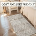 thumbnail image 3 of Boho Runner Rug x ft Carpet Runner Modern Hallway Runner Machine Washable Runner Rugs for Hallway Non Slip Beside Bed Bedroom Kitchen Entrance Grey Floor Rug Runner, 3 of 7
