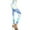 Light Blue Tie Dye, variant on Niobe Clothing Womens Buttery Soft Graphic Print Tie Dye Leggings