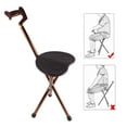 thumbnail image 4 of Silla y taburete plegables para caminar, asiento portátil con antideslizante, Aleacio de aluminio, tipos engrosados ​​y ensanchados, descanso al aire libre para personas, 4 of 7