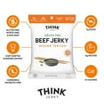 thumbnail image 6 of Think Jerky Sesame Teriyaki Beef Jerky, Grass-Fed High Protein Beef Jerky, Gluten Free, No Antibiotics or Nitrates, Healthy Chef Crafted Recipe, Low Calorie and Low Fat - 2.2 oz Bags, 8 Pack, 6 of 6