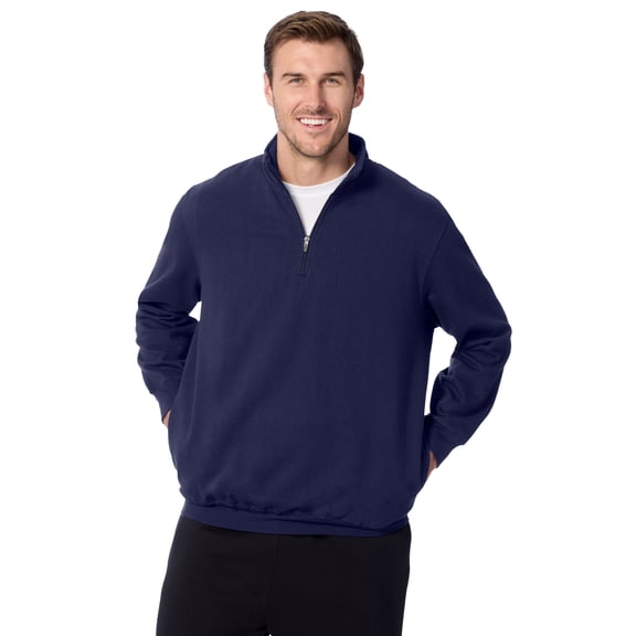 KingSize Men's Big & Tall Fleece 1/4 Zip Sweatshirt