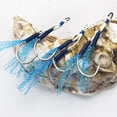 thumbnail image 6 of Necvior 5 Pcs Double Fishing Assist Hook Kits Small Size Jig Jigging Hooks Slow Quickly Fall Jigs Fishing Hook Easy to Use, 6 of 18