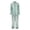 Green, variant on Wang6 Satin Pajamas for Women Sets Soft Silk Pjs Lounge Set 2 Piece Long Sleeve Button down V Neck Shirts Wide Leg Pants Loose Stripe Printed Sleepwear Nightwear Sets White XL