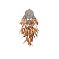 thumbnail image 1 of Las Campanas Del Viento de Cristal Experimentan el Árbol de la Vida en Turquesa, Colgante de la Decoración de la Pared de la Campana Del Viento de la Pluma de Dreamchaser, 1 of 6