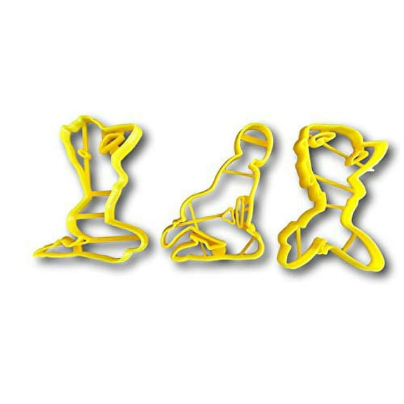 Club Dancers Cookie Cutters (Set of 3)- Fast Shipping - Sharp Edges - Exceptional Quality