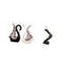 thumbnail image 5 of Elegantes Figuras De Cisne Pensador, Colección De Esculturas De Resina Cerámica Para Estantería, Escritorio, Mesa, Aniversario, Chimenea, Decoración Artesanal., 5 of 8