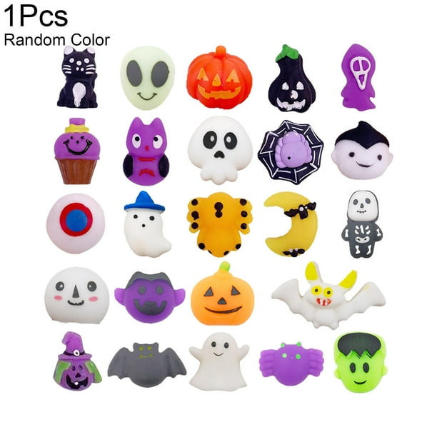 1Pcs Halloween Squishies Toys Pumpkin Ghost Squishy Anxiety Toys Mochi ...