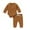 Brown, variant on LMTODLFG Baby Boy Clothes Baby Boys Girls Long Sleeve Solid Romper Bodysuit+Pants Outfits Summer Sets Baby Boy Clothes 0-3 Months Brown 12-18 Months
