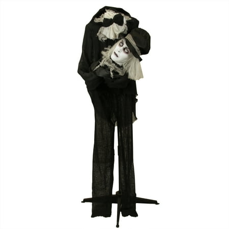 5 Battery Operated Lighted Led Head In Hand Animated Groom