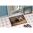 thumbnail image 4 of Horses Eating with the Chickens Doormat 24x36, 4 of 4