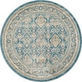 thumbnail image 2 of Unique Loom Kasern Salzburg Rug Light Blue/Gray 5' Round Geometric Traditional Perfect For Dining Room Entryway Bed Room, 2 of 6