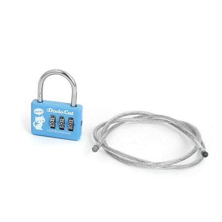 Samll 3 Digit Lock Combination Security Safe Travel Luggage Code Padlock 4 (Best 4 Digit Code)