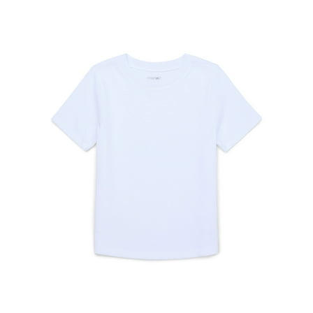 Garanimals Toddler Boys Solid Tee with Short Sleeves, Sizes 18M-5T