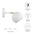 thumbnail image 2 of Modway Chalice Mid-Century Modern Metal Wall Sconce 1 Light Hardwire, 2 of 4