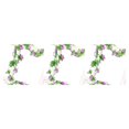 thumbnail image 4 of stanreset 2Pcs Artficial Rose Rattan Hanging Vine Fake Plant Home Wedding Party Decor purple 3Set, 4 of 6