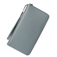 thumbnail image 1 of Monedero de mujer, monedero con cremallera de cuero blindado RFID MFZFUKR  CPB-US-PSF1049-2, 1 of 5