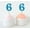 Blue, variant on Darling Souvenir, Number 6 Birthday Year Cupcake Toppers, Birthday/ Anniversary Party Dessert Decorations - Pack Of 20
