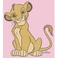 thumbnail image 2 of Girl's Lion King Simba Cute and Courageous Graphic Tee Light Pink Medium, 2 of 4