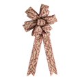 thumbnail image 1 of Home Wall Decor Christmas Tree Topper Wreath Bow (Multi-Headed Berry Ribbon) – Handmade Green Bow with Red-Green Glitter for Xmas Tree – 1X Berry Bow Celebration of Life Decorations Deals, 1 of 9