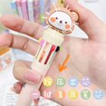 thumbnail image 4 of Senbaida Cartoon Children's Color Press Ballpoint Pen, Ballpoint Pen, 0.5mm, Multi-Colored Ink, 8 Count, 4 of 6