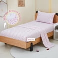 thumbnail image 7 of Viviland Cherry Bow Print Twin Bed Set, Soft Pink Microfiber Style for Girls & Toddlers, 7 of 7
