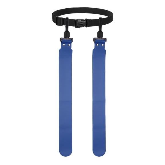 Uxcell Flag Football, Adjustable Flag Football Belts with 1 Belt and 2 Flags Easy Tear Away Navy Blue - Fitting For(Youth/Adults Players Training Equipment/Competition)