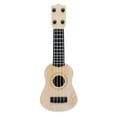 thumbnail image 2 of Cheers.US Kids Toy Ukulele Kids Guitar Musical Toy 4 Steel Strings with Pick Kids Play Early Educational Learning Musical Instrument Gift for Preschool Children Ages 3-6(Wooden Color), 2 of 7