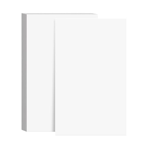 8.5 x 14 White Card Stock | Heavyweight 80lb Cover (216gsm) Cardstock Paper – Smooth Finish | For Arts and Crafts, Brochures, Restaurant Menus, Posters | 50 Sheets per Pack